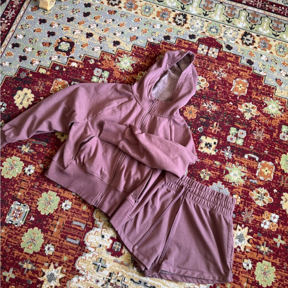 Asics Women's Hoodie and Shorts Set